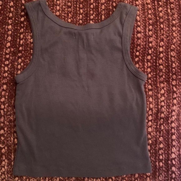 cute blue grey usa tank😇 - Picture 2 of 2